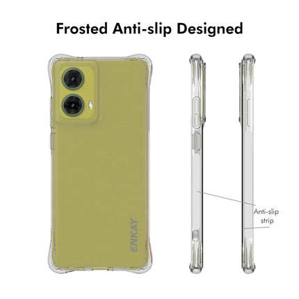ENKAY Hat-Prince Transparent TPU Shockproof Phone Case, For Motorola Moto G85 5G, For Motorola Edge 2024, For Motorola Edge 50 Ultra, For Motorola Edge 50 Pro 5G, For Motorola Edge 50 Fusion, For Motorola Moto G Stylus 5G 2024                          ...
