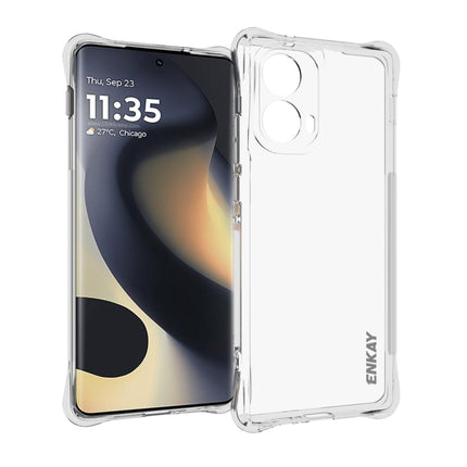 ENKAY Hat-Prince Transparent TPU Shockproof Phone Case, For Motorola Moto G85 5G, For Motorola Edge 2024, For Motorola Edge 50 Ultra, For Motorola Edge 50 Pro 5G, For Motorola Edge 50 Fusion, For Motorola Moto G Stylus 5G 2024                          ...