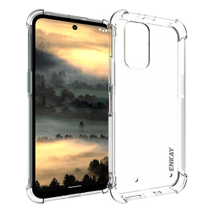 ENKAY Clear TPU Shockproof Anti-slip Phone Case, For Nokia C12 4G, For Nokia C300 4G, For Nokia G42 5G, For Nokia C22 4G, For Nokia C110 4G, For Nokia C32 4G, For Nokia XR21 5G