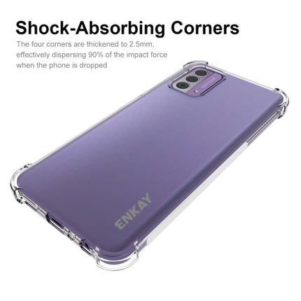 ENKAY Clear TPU Shockproof Anti-slip Phone Case, For Nokia G42 5G, For Nokia C12 4G, For Nokia C300 4G, For Nokia C22 4G, For Nokia C110 4G, For Nokia XR21 5G, For Nokia C32 4G