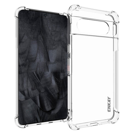 ENKAY Hat-Prince Transparent TPU Shockproof Phone Case, For Google Pixel 11 Pro XL, For Google Pixel 11, For Google Pixel 11 Pro, For Google Pixel 10a, For Google Pixel 9a, For Google Pixel 9 Pro, For Google Pixel 9, For Google Pixel 8a                ...