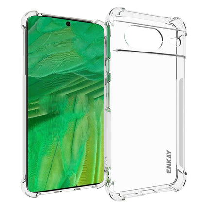 ENKAY Hat-Prince Transparent TPU Shockproof Phone Case, For Google Pixel 10a, For Google Pixel 9a, For Google Pixel 9 Pro, For Google Pixel 9, For Google Pixel 8a, For Google Pixel 8 Pro, For Google Pixel 8