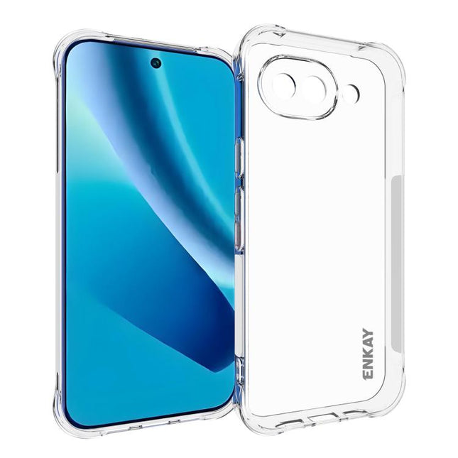 ENKAY Hat-Prince Transparent TPU Shockproof Phone Case, For Google Pixel 10a, For Google Pixel 9a, For Google Pixel 9 Pro, For Google Pixel 9, For Google Pixel 8a, For Google Pixel 8 Pro, For Google Pixel 8