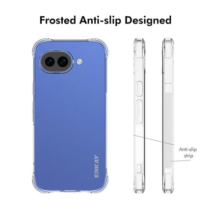 ENKAY Hat-Prince Transparent TPU Shockproof Phone Case, For Google Pixel 10a, For Google Pixel 9a, For Google Pixel 9 Pro, For Google Pixel 9, For Google Pixel 8a, For Google Pixel 8 Pro, For Google Pixel 8