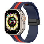 For Apple Watch Ultra 49mm / Midnight Blue +Red