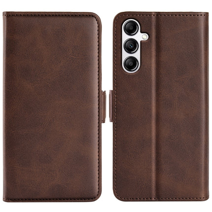 For Samsung Galaxy A34 Dual-side Magnetic Buckle Horizontal Flip Leather Phone Case, For Samsung Galaxy A34 5G