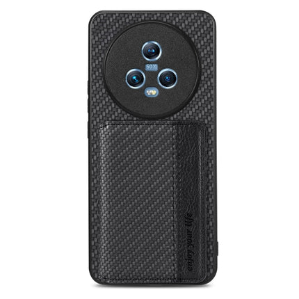 Carbon Fiber Magnetic Card Wallet Bag Phone Case
