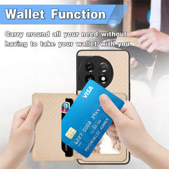 Carbon Fiber Magnetic Card Wallet Bag Phone Case, For OnePlus 11 5G, For Xiaomi Poco X4 Pro 5G, For Xiaomi Poco X5 Pro 5G, For Samsung Galaxy A22 5G