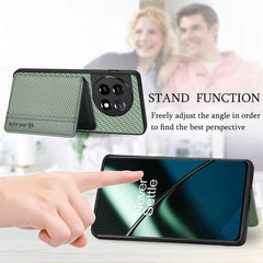 Carbon Fiber Magnetic Card Wallet Bag Phone Case, For OnePlus 11 5G, For Xiaomi Poco X4 Pro 5G, For Xiaomi Poco X5 Pro 5G, For Samsung Galaxy A22 5G