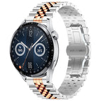For Huawei Watch GT3 46mm / Silver+Rose Gold