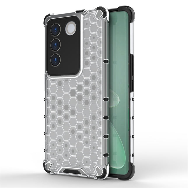 For vivo V27 / V27 Pro Shockproof Honeycomb Phone Case, For vivo V27 / V27 Pro, For vivo V27e