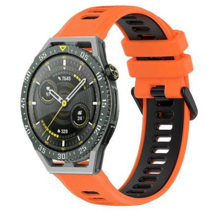 22mm Sports Two-Color Silicone Watch Band, For Huawei Watch GT3 SE, For Huawei Watch GT3 Pro 46mm