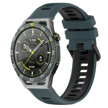 22mm Sports Two-Color Silicone Watch Band, For Huawei Watch GT3 SE, For Huawei Watch GT3 Pro 46mm