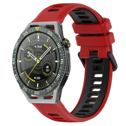 22mm Sports Two-Color Silicone Watch Band, For Huawei Watch GT3 SE, For Huawei Watch GT3 Pro 46mm