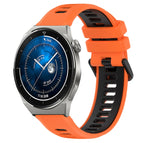 For Huawei Watch GT3 Pro 46mm / Orange+Black
