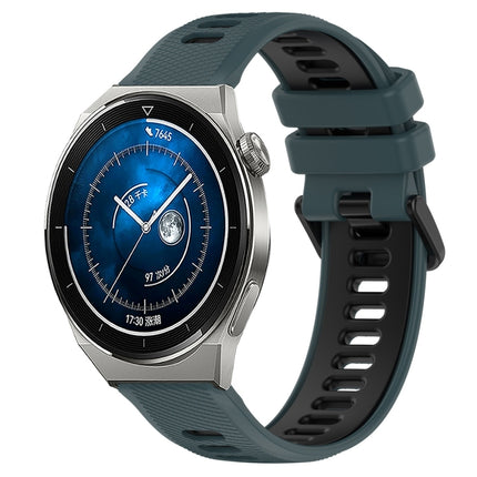22mm Sports Two-Color Silicone Watch Band, For Huawei Watch GT3 SE, For Huawei Watch GT3 Pro 46mm