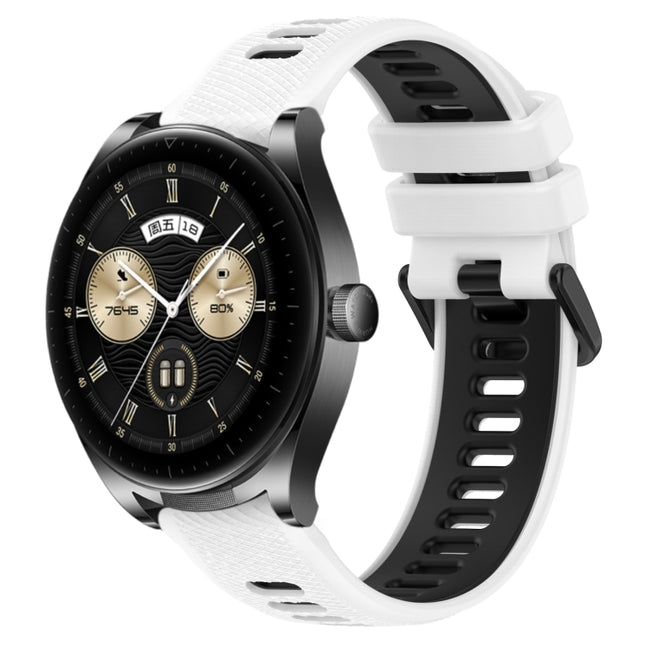 22mm Sports Two-Color Silicone Watch Band, For Huawei Watch Buds, For Huawei Watch GT3 46mm