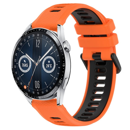 22mm Sports Two-Color Silicone Watch Band, For Huawei Watch Buds, For Huawei Watch GT3 46mm