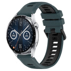 For Huawei Watch GT3 46mm / Olive Green+Black