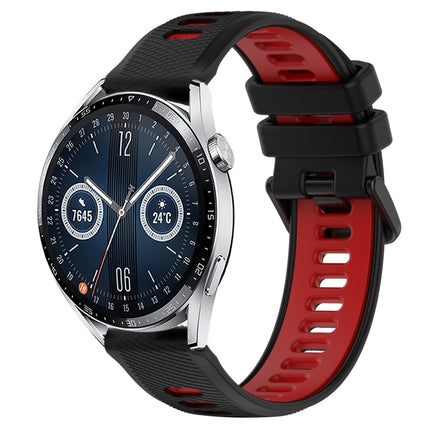 22mm Sports Two-Color Silicone Watch Band, For Huawei Watch Buds, For Huawei Watch GT3 46mm