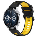 For Huawei Watch GT3 46mm / Black+Yellow