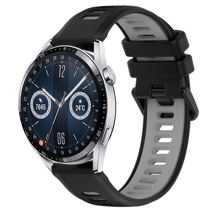 22mm Sports Two-Color Silicone Watch Band, For Huawei Watch Buds, For Huawei Watch GT3 46mm