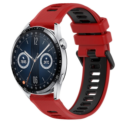 22mm Sports Two-Color Silicone Watch Band, For Huawei Watch Buds, For Huawei Watch GT3 46mm