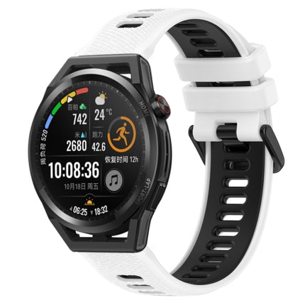 22mm Sports Two-Color Silicone Watch Band, For Huawei Watch GT Runner, For Huawei Watch 3