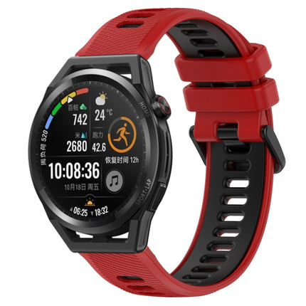 22mm Sports Two-Color Silicone Watch Band, For Huawei Watch GT Runner, For Huawei Watch 3