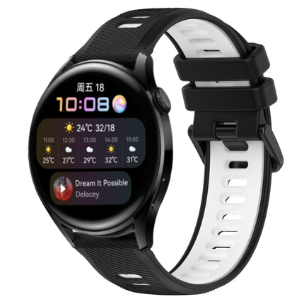 22mm Sports Two-Color Silicone Watch Band, For Huawei Watch GT Runner, For Huawei Watch 3