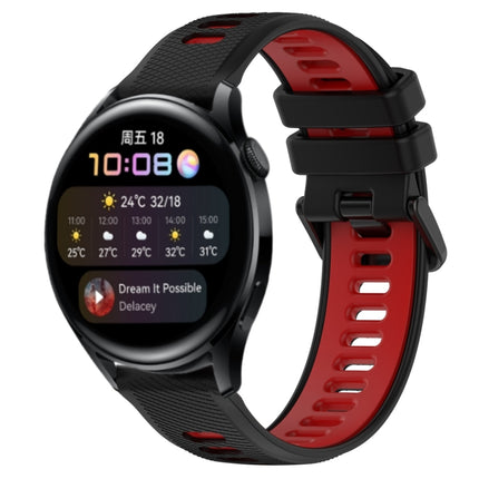 22mm Sports Two-Color Silicone Watch Band, For Huawei Watch GT Runner, For Huawei Watch 3