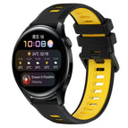 For Huawei Watch 3 / Black+Yellow