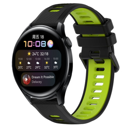 22mm Sports Two-Color Silicone Watch Band, For Huawei Watch GT Runner, For Huawei Watch 3