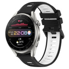 For Huawei Watch 3 Pro / Black+White