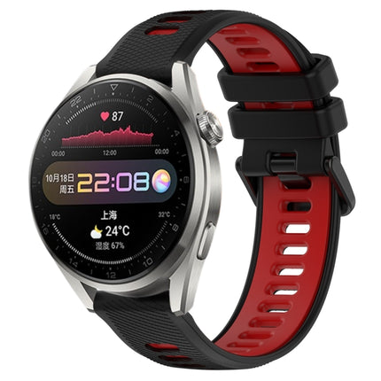 22mm Sports Two-Color Silicone Watch Band, For Huawei Watch 3 Pro, For Huawei GT2 Pro