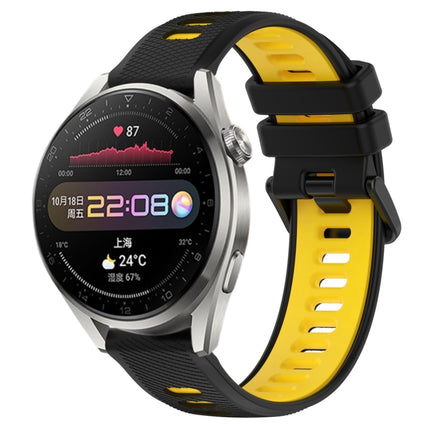 22mm Sports Two-Color Silicone Watch Band, For Huawei Watch 3 Pro, For Huawei GT2 Pro
