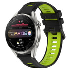 For Huawei Watch 3 Pro / Black+Green