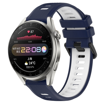22mm Sports Two-Color Silicone Watch Band, For Huawei Watch 3 Pro, For Huawei GT2 Pro