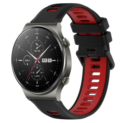 22mm Sports Two-Color Silicone Watch Band, For Huawei Watch 3 Pro, For Huawei GT2 Pro