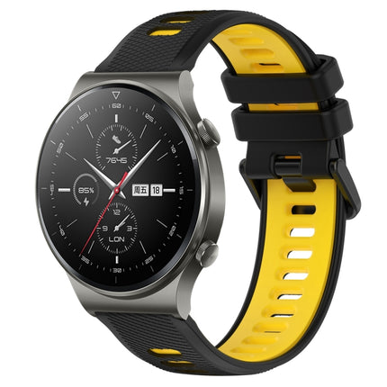 22mm Sports Two-Color Silicone Watch Band, For Huawei Watch 3 Pro, For Huawei GT2 Pro