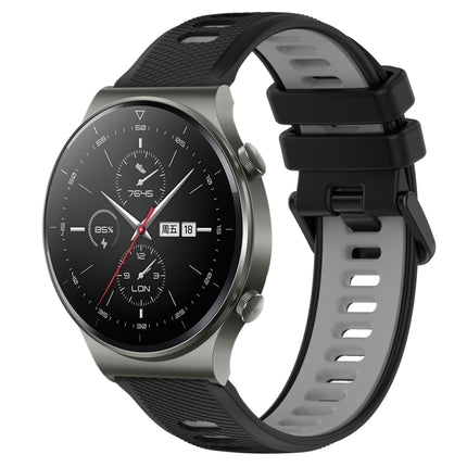 22mm Sports Two-Color Silicone Watch Band, For Huawei Watch 3 Pro, For Huawei GT2 Pro