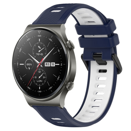 22mm Sports Two-Color Silicone Watch Band, For Huawei Watch 3 Pro, For Huawei GT2 Pro