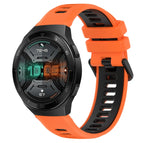 For Huawei Watch GT 2E / Orange+Black