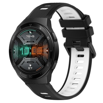 22mm Sports Two-Color Silicone Watch Band, For Huawei Watch GT 2E, For Huawei GT2 46mm
