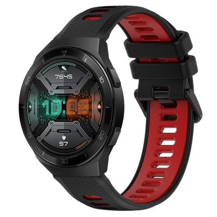 22mm Sports Two-Color Silicone Watch Band, For Huawei Watch GT 2E, For Huawei GT2 46mm