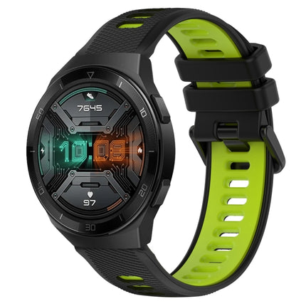 22mm Sports Two-Color Silicone Watch Band, For Huawei Watch GT 2E, For Huawei GT2 46mm