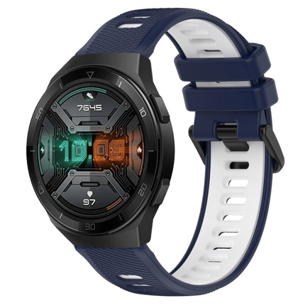 22mm Sports Two-Color Silicone Watch Band, For Huawei Watch GT 2E, For Huawei GT2 46mm