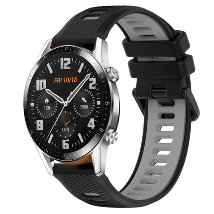 22mm Sports Two-Color Silicone Watch Band, For Huawei Watch GT 2E, For Huawei GT2 46mm