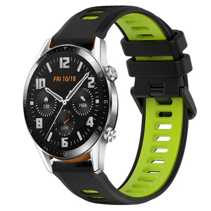 22mm Sports Two-Color Silicone Watch Band, For Huawei Watch GT 2E, For Huawei GT2 46mm