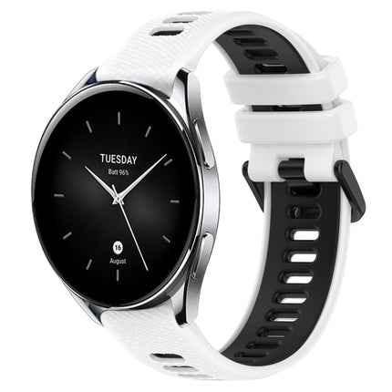 22mm Sports Two-Color Silicone Watch Band, For Xiaomi Watch S2 42mm, For Xiaomi Watch S2 46mm